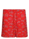 Vilebrequin X Mistral Swim Trunks In Red