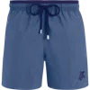 Vilebrequin Logo-embroidered Swim Shorts In Blue