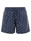 Vilebrequin Navy Blue Recycled Fabric Swimsuit In Blue