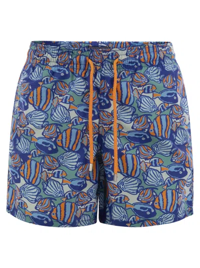 VILEBREQUIN MOOREA - PATTERNED BEACH SHORTS