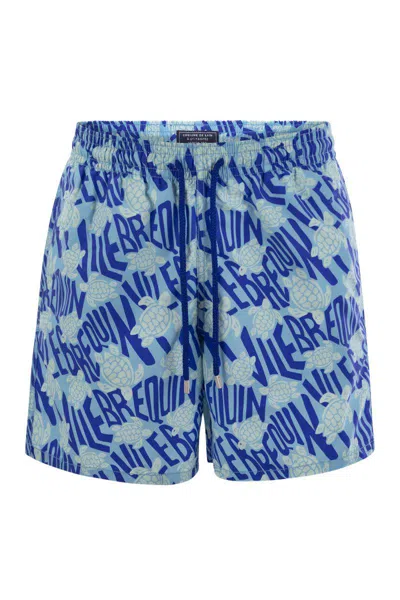 VILEBREQUIN VILEBREQUIN MOOREA - PATTERNED BEACH SHORTS