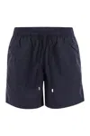Vilebrequin Swim Shorts Midnight Elastic Waist In Black