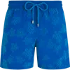 Vilebrequin Turtle Print Moorea Swim Shorts In Blue