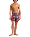 VILEBREQUIN MOOREA NOUMEA SEA SHELLS PRINT 5 SWIM TRUNKS