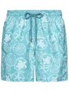Vilebrequin Moorea Oursins Bicolores Swimsuit In Green