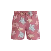 Vilebrequin Drawstring Turtles Swim Shorts In Pink