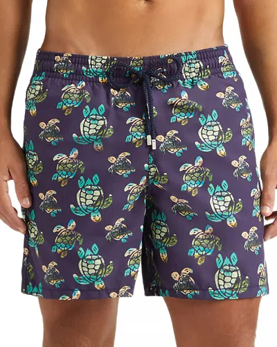 VILEBREQUIN MOOREA PRINTED 5.5 SWIM SHORTS