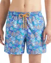 Vilebrequin Moorea Printed 5.5 Swim Trunks In Marrakech