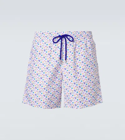Vilebrequin Moorea Printed Swim Trunks In Multi