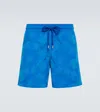 Vilebrequin Turtle Print Moorea Swim Shorts In Palace