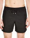 Vilebrequin Moorea Solid 6 Swim Trunks In Black