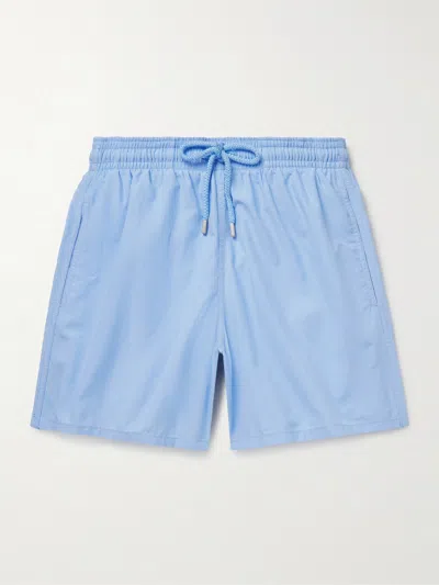 Vilebrequin Plain-coloured Beach Shorts In Blue
