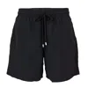 Vilebrequin Moorea Swim Short Black In Black