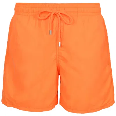 Vilebrequin Moorea Swim Short Carotte In Orange