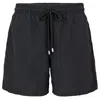 Vilebrequin Moorea Swim Short Solid Black In Black