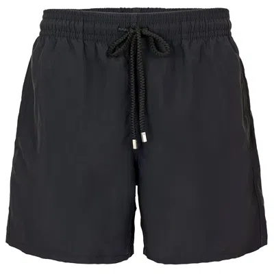 VILEBREQUIN MOOREA SWIM SHORT SOLID BLACK