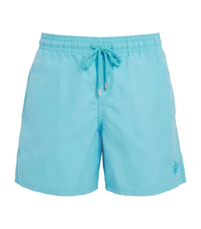 Vilebrequin Water-reactive Moorea Swim Shorts In Blue