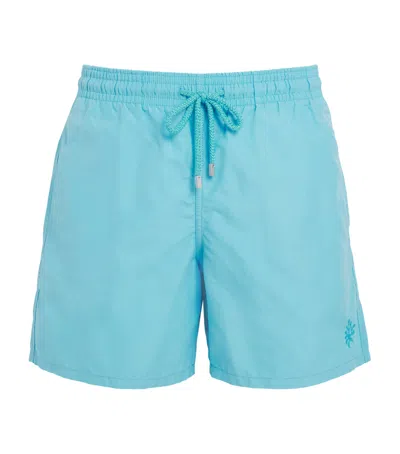 Vilebrequin Water-reactive Moorea Swim Shorts In Blue