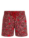 Vilebrequin Oursinades-print Swim Shorts In Red