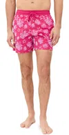 Vilebrequin Moorea Swim Trunks Groseille In Groseille