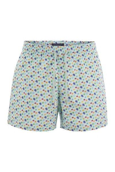 VILEBREQUIN VILEBREQUIN MOORISE - PATTERNED BEACH SHORTS