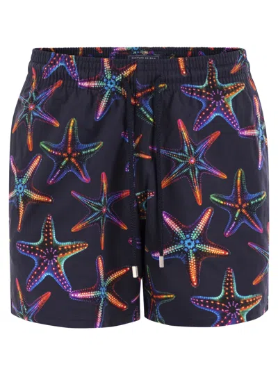 VILEBREQUIN MOORISE - PATTERNED SHORT BEACH SHORTS