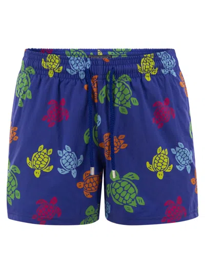 VILEBREQUIN MOORISE - PATTERNED SHORT BEACH SHORTS