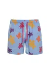 Vilebrequin Turtle Print Swim Shorts In Fleur De Lin