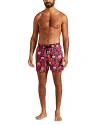 Vilebrequin Moorise Lobsters Print 5 Swim Trunks In Navy