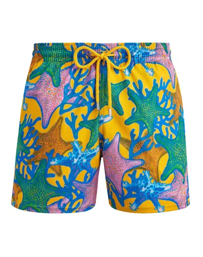 Vilebrequin Moorise Men Swim Shorts Multicolored Glowed Star