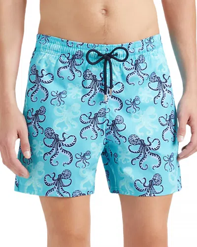 VILEBREQUIN MOORISE PRINTED 4.5 SWIM SHORTS