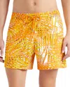 Vilebrequin Moorise Printed 4.5 Swim Shorts In Mango