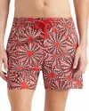 Vilebrequin Oursinades-print Swim Shorts In Poppy