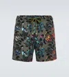Vilebrequin Moorise Printed Swim Trunks In Multicoloured