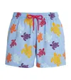 Vilebrequin Turtle Print Swim Shorts In Blue