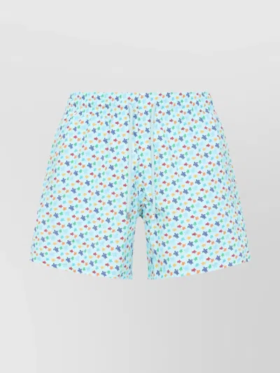 VILEBREQUIN MOORISE SWIM SHORTS SIGNATURE PRINT
