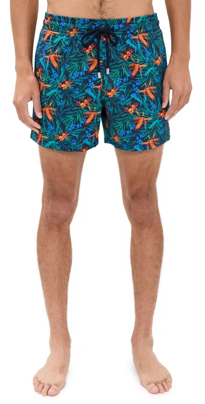 VILEBREQUIN MOORISE SWIM TRUNKS 5 BLEU MARINE
