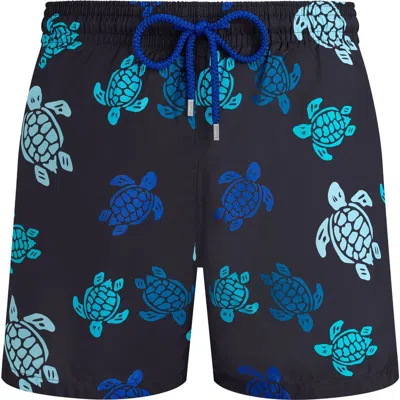 VILEBREQUIN MULTICOLOR TORTUES ULTRA-LIGHT AND PACKABLE SWIM SHORTS