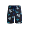 Vilebrequin Multicolor Tortues Ultra-light And Packable Swim Shorts In Noir