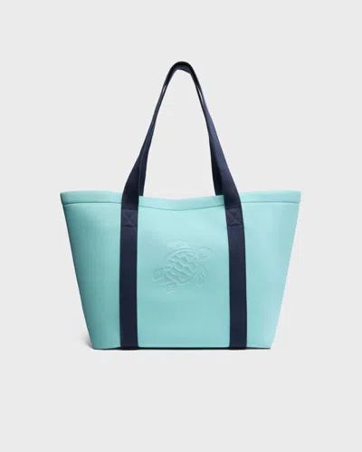Vilebrequin Neoprene Beach Bag Solid In Blue