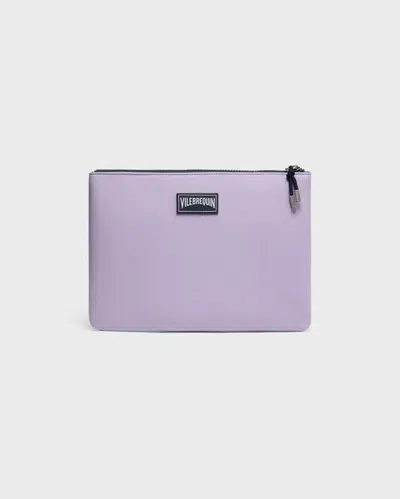 Vilebrequin Neoprene Pouch Turtle In Purple