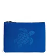 Vilebrequin Neoprene Zipped Pool Pouch In Blue