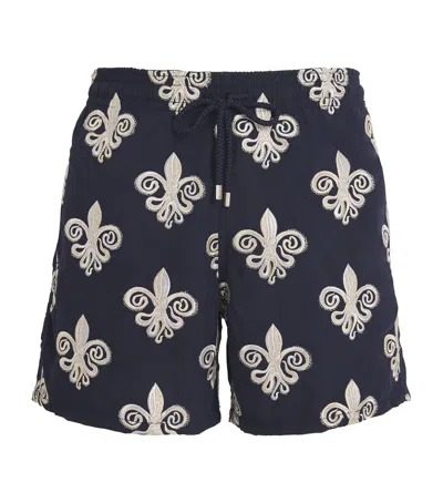 Vilebrequin Octopus Mistral Swim Shorts In Navy