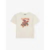 Vilebrequin Off-white Turtle Graphic-print Short-sleeve T-shirt 4-14 In White