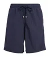 Vilebrequin Recycled Nylon Swim Shorts With Elastic Waistband In Blue