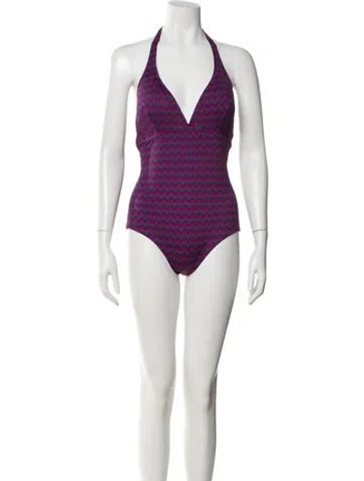 Pre-owned Vilebrequin One-piece In Purple