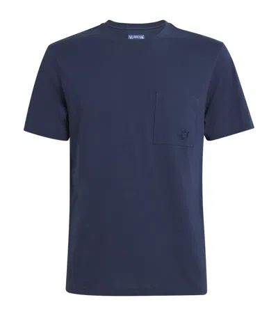 Vilebrequin Organic Cotton Jersey Titan T-shirt In Blue