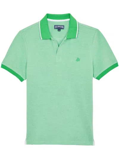 Vilebrequin Organic Cotton Polo Shirt In Green