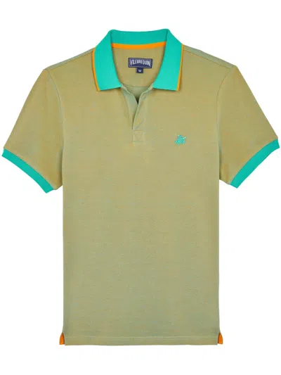 Vilebrequin Organic Cotton Polo Shirt In Green