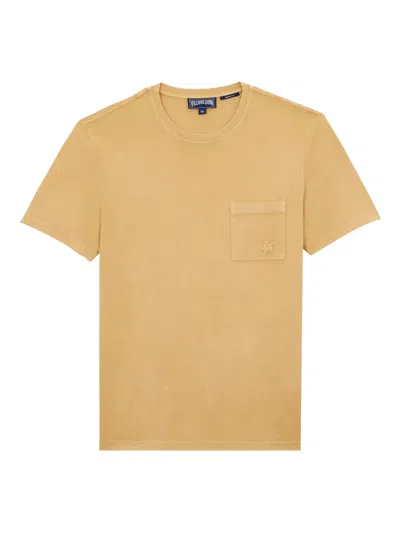 Vilebrequin Organic Cotton T-shirt In Neutrals